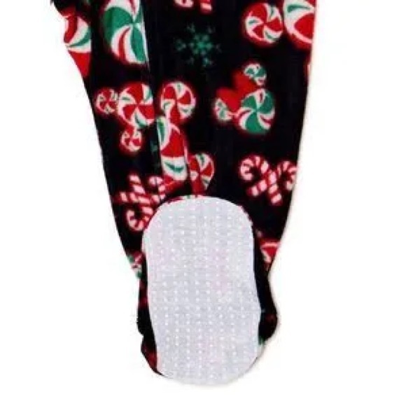‼️$7‼️Disney Mickey Minnie Sleep Pajamas Candy Canes and Peppermint Heads - Picture 4 of 8